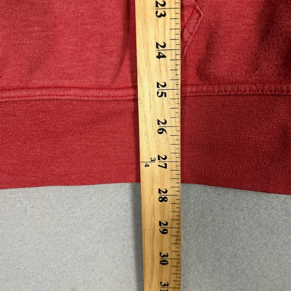 The North Face Hoodie Mens Medium Never Stop Exploring Red Graphic Sweatshirt